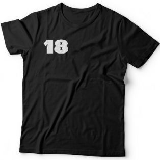 Именная футболка с веселым шрифтом и попкорном  #16